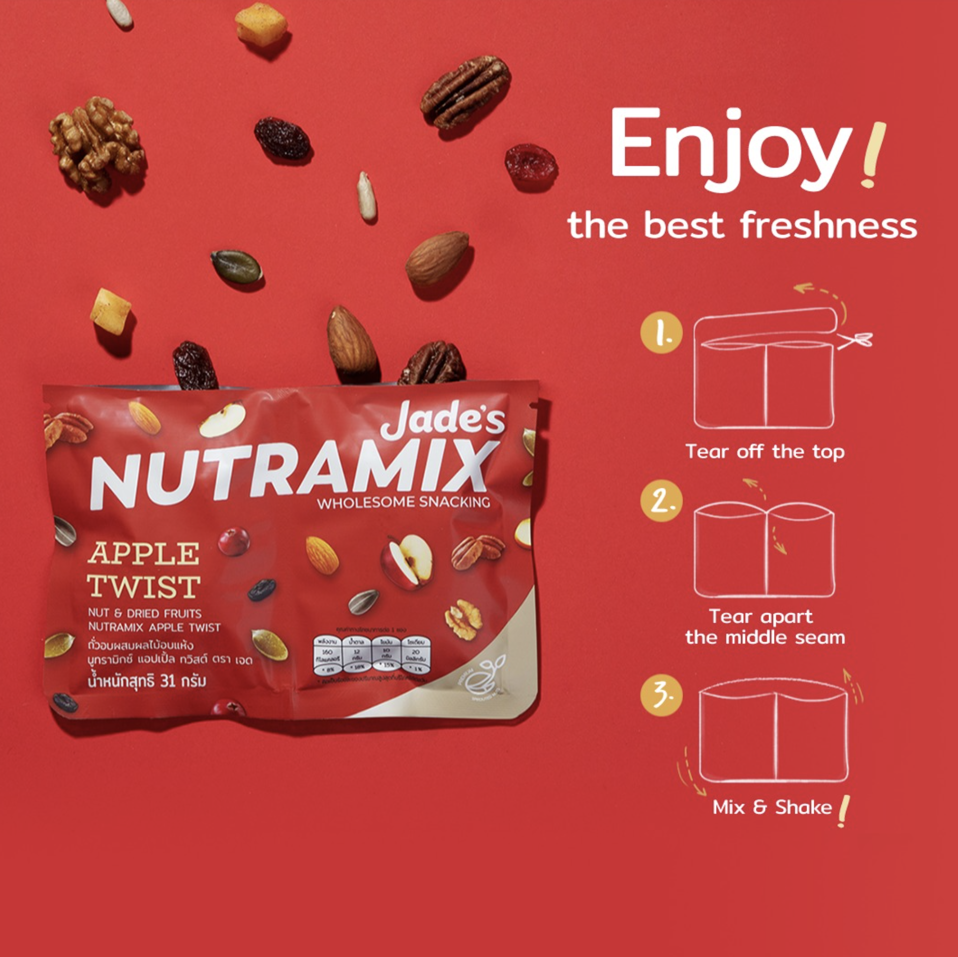 Jade's Nutramix - Apple Twist